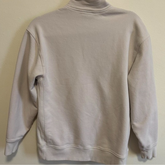 Athleta Cream Quarter-Zip Sweatshirt - Picture 5 of 7